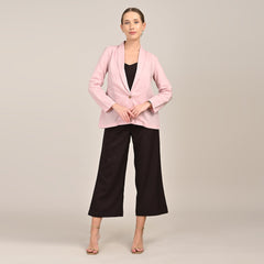 Donna Set of 3 - Long Shirt, Inner & Pants - Pink & Coffee