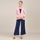 Donna Set of 3 - Long Shirt, Inner & Pants - Pink & Navy