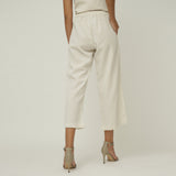 Barrel Leg Pants - Ecru
