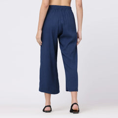 Barrel Leg Pants - Indigo