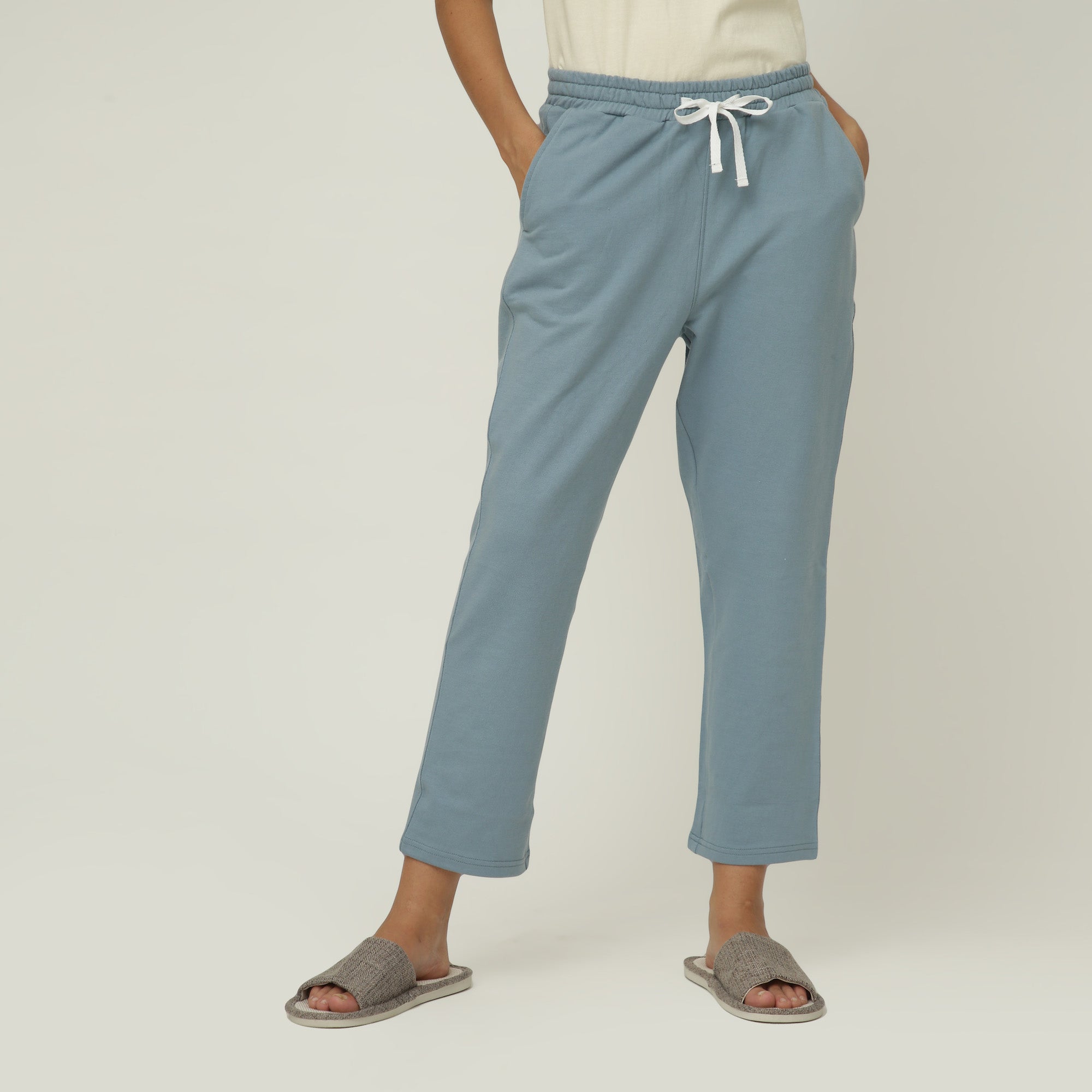 Nuage Set Of 2 - Gusset Top & Brooklyn Pants - Blue