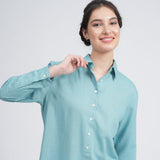 Jessica Shirt - Powder Blue