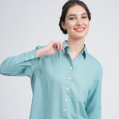 Jessica Shirt - Powder Blue
