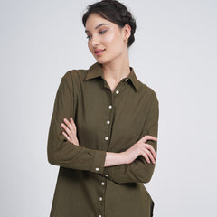 Jessica Shirt - Olive Green