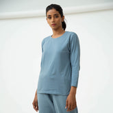 Long Sleeve T-Shirt - Citadel Blue