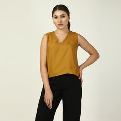 Donna 3 - Piece Blazer Suit - Coffee & Mustard