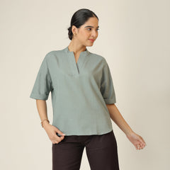 Kimono Top - Agave Green