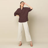 Cliff & Coast Set Of 2 - Coffee And Ecru