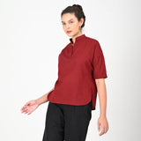Kimono Top - Maroon