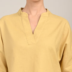Kimono Top - Butter Yellow