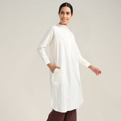 Pleated Tunic - Ecru