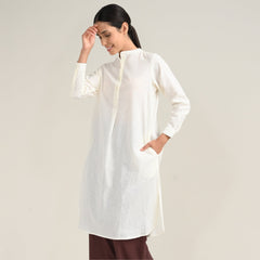 Pleated Tunic - Ecru
