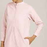 Pleated Tunic - Pastel Pink