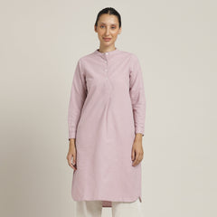 Pleated Tunic - Pastel Pink
