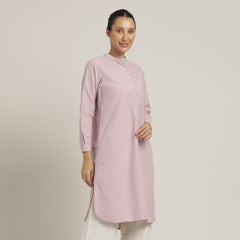 Pleated Tunic - Pastel Pink