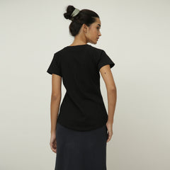 Raglan Sleeve Tee - Black