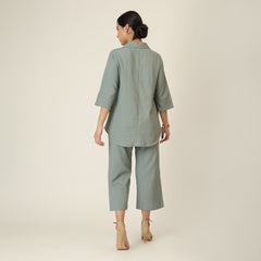 Skipper Collar Tunic - Agave Green