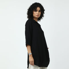 Skipper Collar Tunic - Black