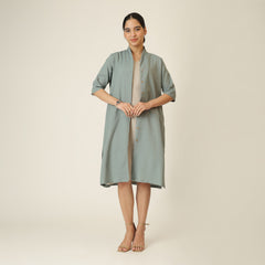 Dakota Long Shirt Jacket - Agave Green