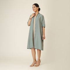 Dakota Long Shirt Jacket - Agave Green