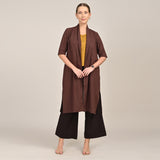 Dakota Set of 3 - Long Shirt, Inner & Pants - Coffee & Mustard