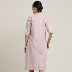Dakota Dress & Jacket Set - Overlay & Midi Dress - Pastel Pink & Ecru