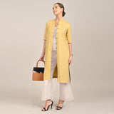 Dakota Set of 3 - Long Shirt, Inner & Pants - Yellow & Greige