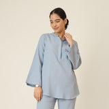 Sylvia Tunic - Dusty Blue