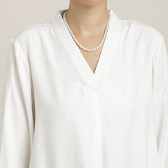 Bella Bell Sleeves Top - Ecru