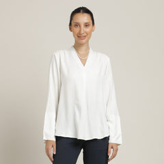 Bella Bell Sleeves Top - Ecru