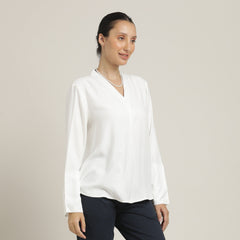 Bella Bell Sleeves Top - Ecru