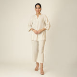 Sherry Co-Ord Set Of 2 - Tunic & Pants - Beige