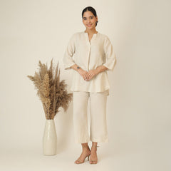 Sherry Co-Ord Set Of 2 - Tunic & Pants - Beige