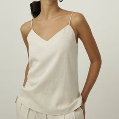 Florence Set Of 3 - Long Shirt, Inner & Pants - Powder Blue & Ecru