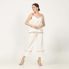 Oh Slip Top - Off-White With Contrast Edging - Limited Edition