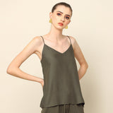 Florence Set Of 3 - Long Shirt, Inner & Pants - Olive & Navy