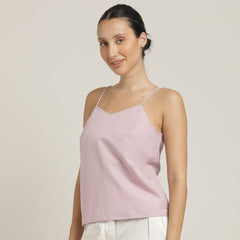 Oh Slip Top - Pastel Pink