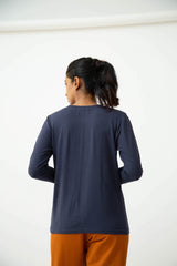 Long Sleeve T-Shirt - Navy
