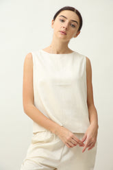 Shell Top - Ecru