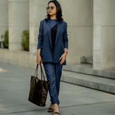 Donna 3 - Piece Blazer Suit - Navy