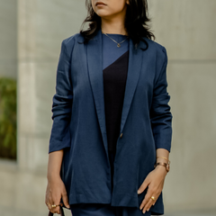 Donna 3 - Piece Blazer Suit - Navy