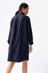 Sardaar Long Shirt - Navy