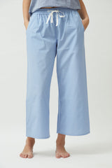 Wide Leg Pants - Sky Blue