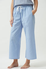 Wide Leg Pants - Sky Blue
