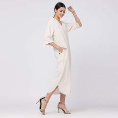 Marimoko Dress -Ecru