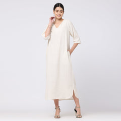 Marimoko Dress -Ecru