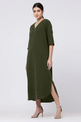 Marimoko Dress - Olive