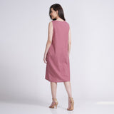 Jackie Dress - Dusty Pink