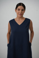 Jackie Dress - Navy Blue