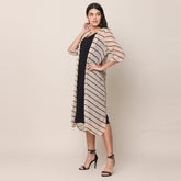 Long Overlay - Black Diagonal Print - Limited Edition